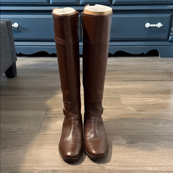 Michael Kors Women's Dark Brown Over the Knee Boots - Picture 2 of 5